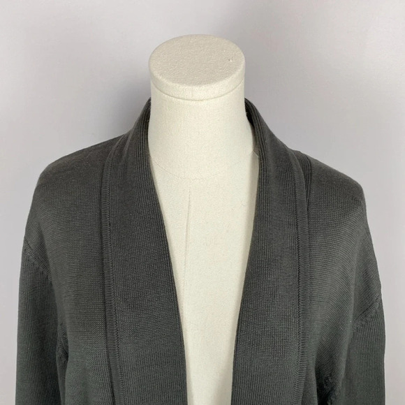 Vintage SIDEFFECTS Open Front Cardigan with large front pockets - Picture 9 of 11